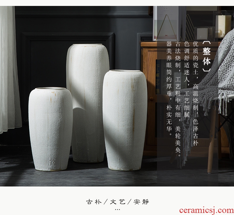 European vase furnishing articles sitting room ceramic desktop big vase creative wedding present to send home decoration girlfriends - 552731892305