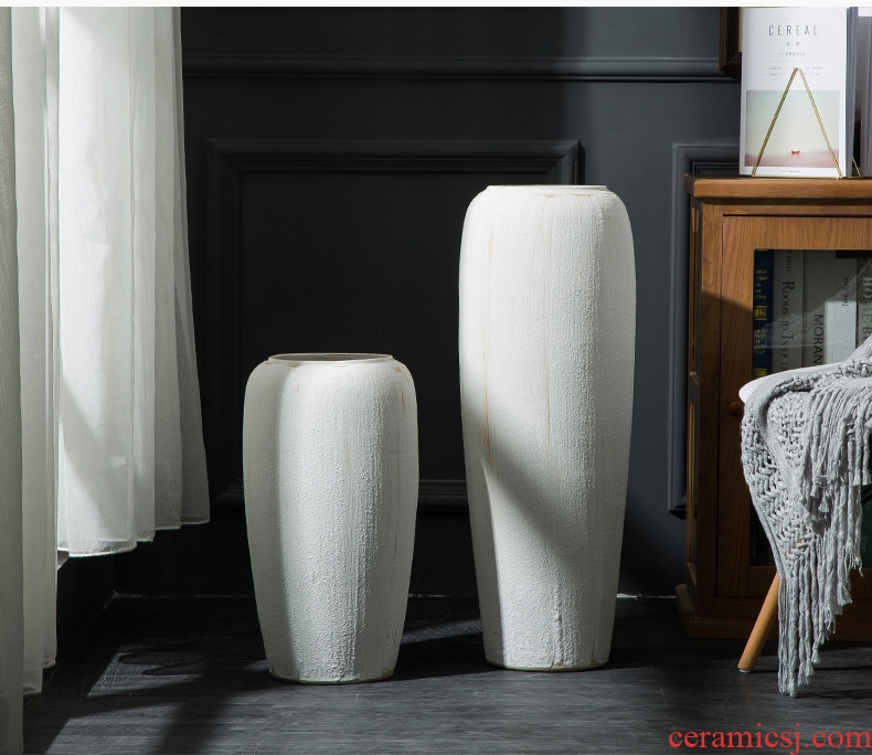 SAN road fort European vase creative ceramic decoration large living room TV cabinet decorative vase wedding gift - 552731892305