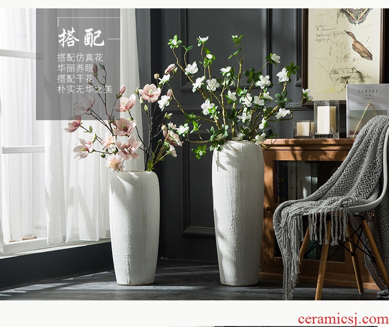 Jingdezhen ceramics colored enamel landing large gourd vases, feng shui living room home furnishing articles - 552731892305