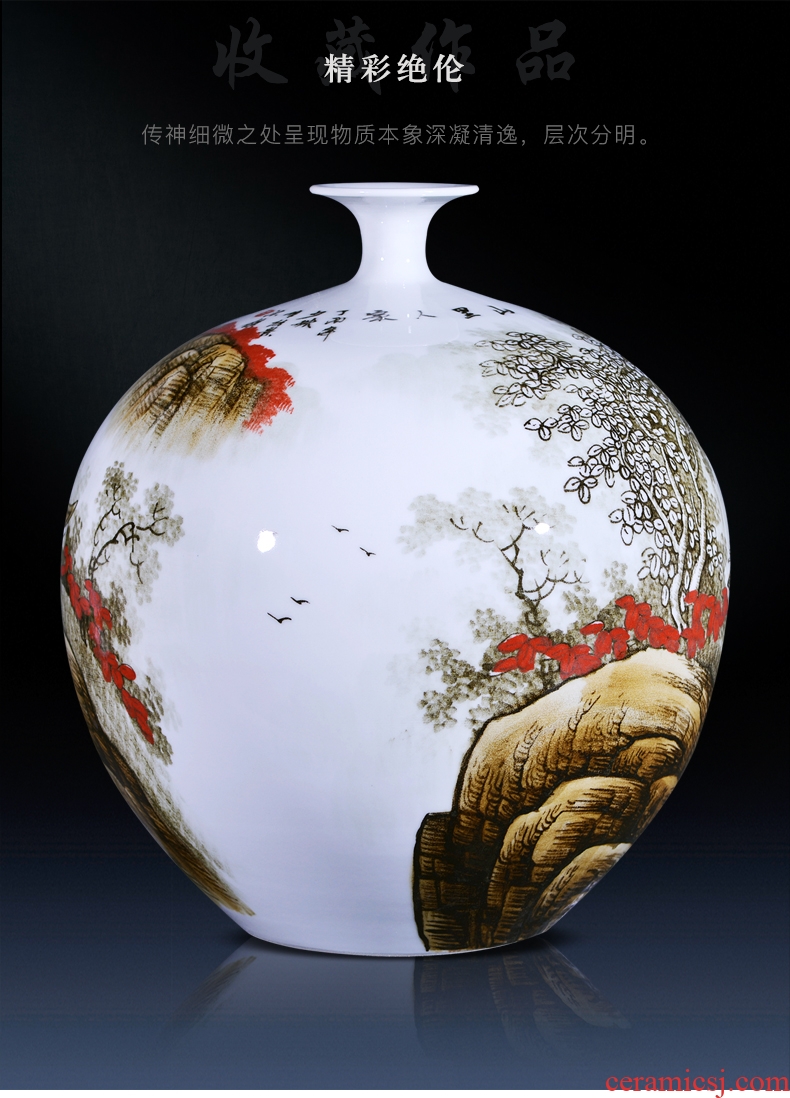 Porcelain of jingdezhen ceramics vase large sitting room place flower arranging restoring ancient ways is rich ancient frame of Chinese style household decorations - 566500005873