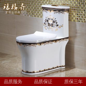 Post, qi color toilet European implement pumping sit lavatory household ceramics odor-proof siphon toilet implement
