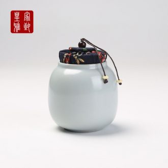 Royal refined your kiln tea pot and tea to save tea ceramic seal box large storage tank is small POTS