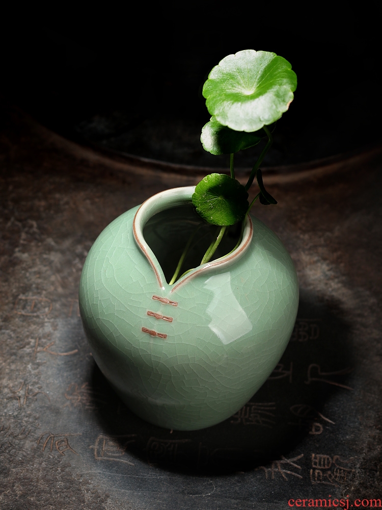 Ceramic porcelain vase vase creative contracted sitting room adornment flower implement hydroponic vase ceramic vases, furnishing articles