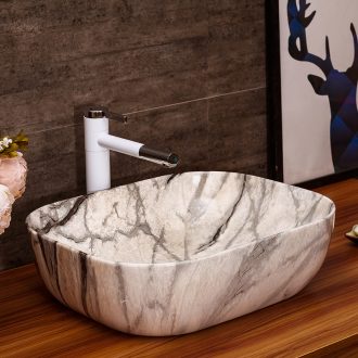 On the ceramic basin toilet lavabo Europe type restoring ancient ways suit marble art basin faucet lavatory