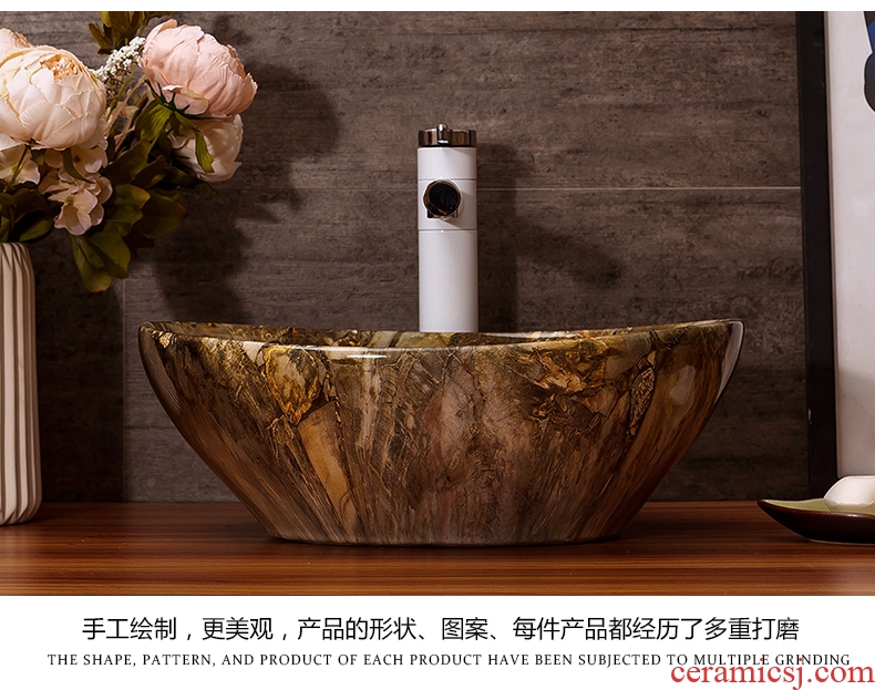 The stage basin bathroom home for wash basin hotel suit with small size ceramic art water lavatory basin