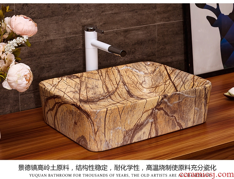 Art stage basin of household toilet lavabo multi - purpose washing basin bathroom ceramic lavabo hotel