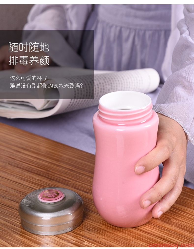 HaoFeng Japanese ceramic cup energy is suing travel mugs separation of household contracted with a cup of tea tea cup