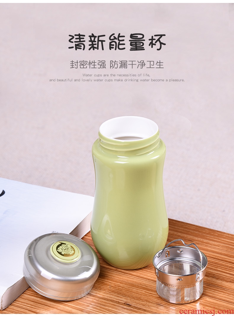 HaoFeng Japanese ceramic cup energy is suing travel mugs separation of household contracted with a cup of tea tea cup