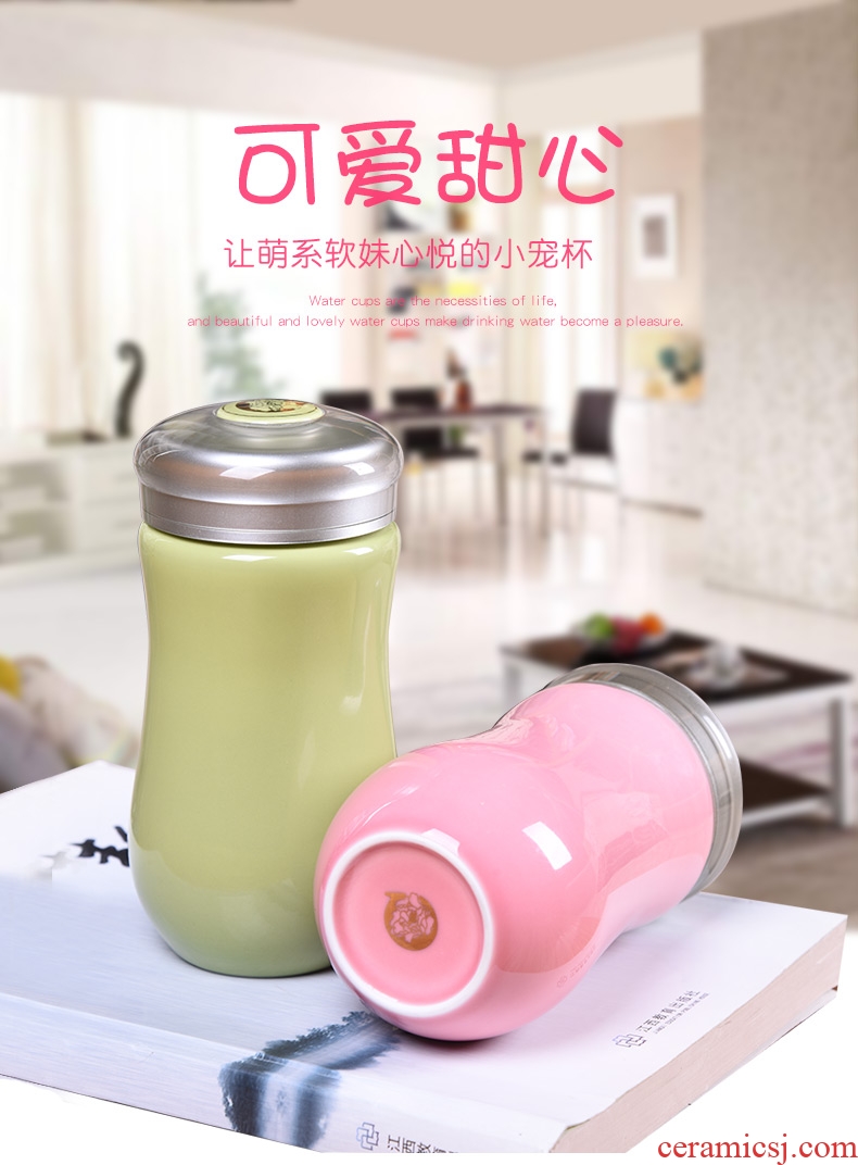 HaoFeng Japanese ceramic cup energy is suing travel mugs separation of household contracted with a cup of tea tea cup