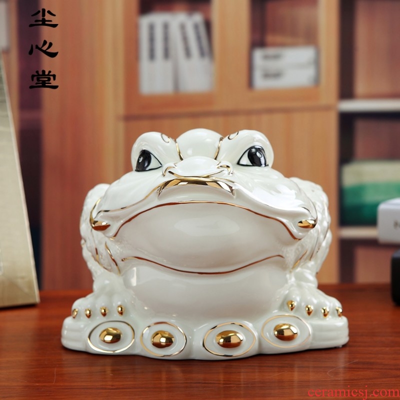 Dust heart new ceramic maxim inlaying toads furnishing articles household act the role ofing is tasted golden cicada tree toad opening gifts wind