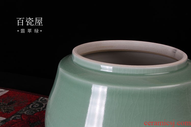 Dust heart of postmodern new Chinese style furnishing articles furnishing articles show kitchen ceramic storage jar with cover large caddy fixings
