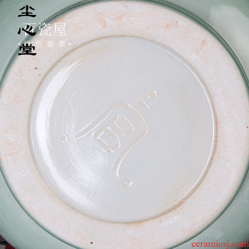 Dust heart of postmodern new Chinese style furnishing articles furnishing articles show kitchen ceramic storage jar with cover large caddy fixings