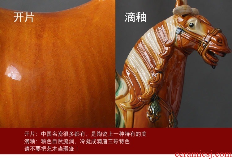 Dust heart horse ceramic Malaysian red hare send BMW horse placed success of feng shui money immediately