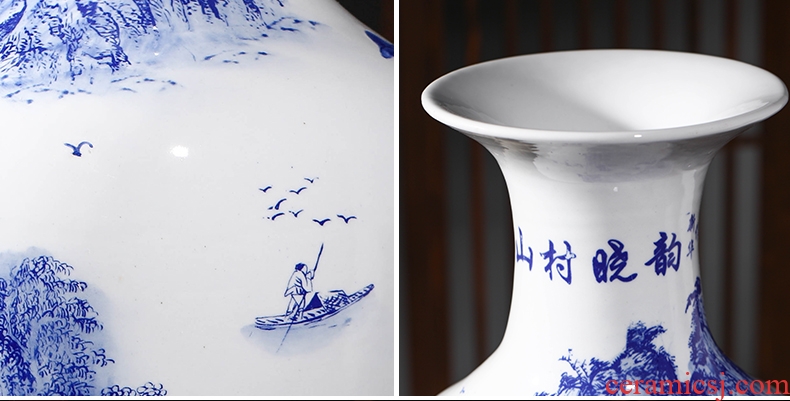 Scene, jingdezhen ceramic vase furnishing articles furnishing articles fashion hollow - out the vase household crafts [large] - 576512617365