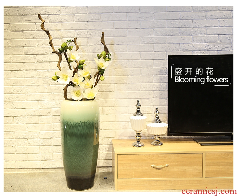 Jingdezhen ceramic vase of large European I and contracted sitting room dry flower arranging ins porch lucky bamboo furnishing articles - 579172110912