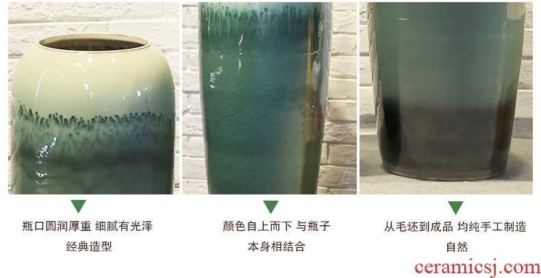 Jingdezhen ceramics of large vases, flower arranging Jane European I and contracted sitting room adornment handicraft furnishing articles - 579172110912