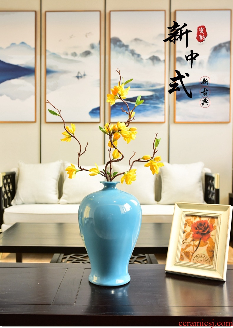 Murphy 's creative jingdezhen ceramic big vase of the sitting room porch flower flower implement of new Chinese style decoration flower arranging furnishing articles - 44803911327
