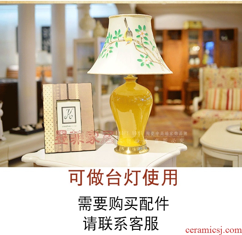 China jingdezhen ceramics high temperature red large vase hand - made landscape painting gourd porcelain decorative furnishing articles - 44803911327