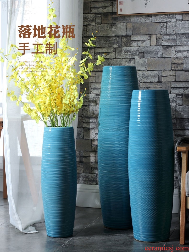 Jingdezhen art large vases, TV ark, dried flower adornment furnishing articles sitting room be born Chinese flower arranging ceramic creative - 596333797885