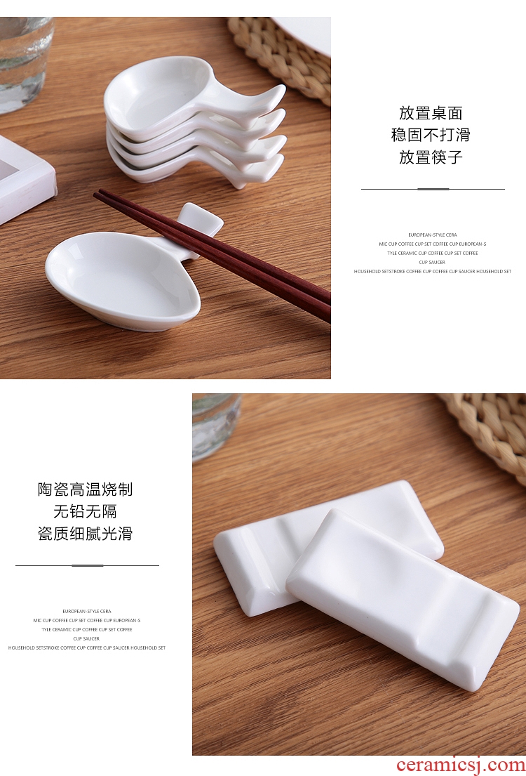 New white ceramic hotel table chopsticks chopsticks tableware frame supporting ideas and multi-purpose spoon chopsticks holder frame 10