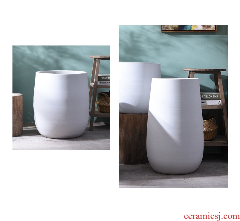 Jingdezhen ceramic vase of large hotel sales department between example club large vases, flower, flower arranging furnishing articles - 605627519408