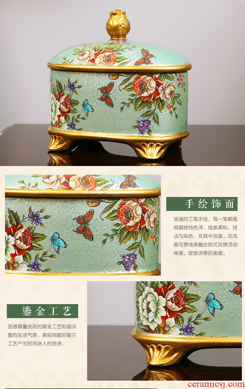 American ceramic storage tank creative wine Europe type restoring ancient ways to live in the sitting room porch place household act the role ofing is tasted jewelry box