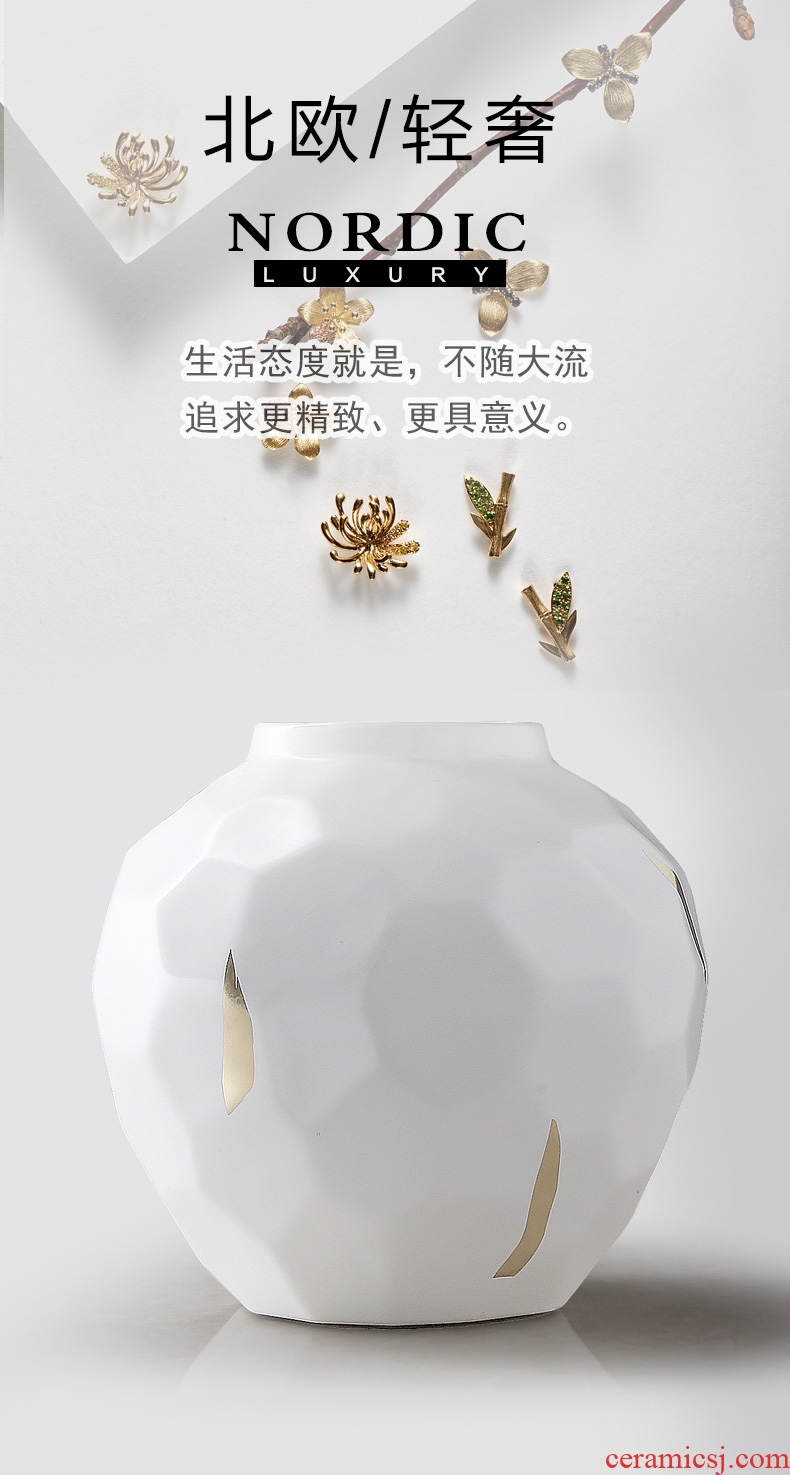Jingdezhen ceramic hand - made splendid sunvo large blue and white porcelain vase home sitting room adornment is placed large - 598079863641
