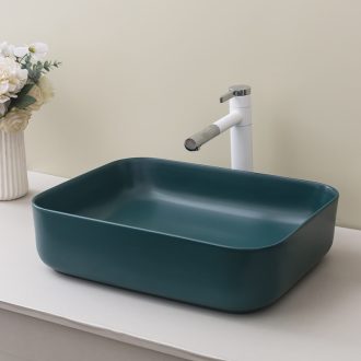 The stage basin balcony lavatory Nordic contracted household ceramic toilet lavabo basin marca green dragon