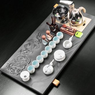 Natural stone sharply creative stone tea tray large custom of a complete set of tea sets ceramic four one office