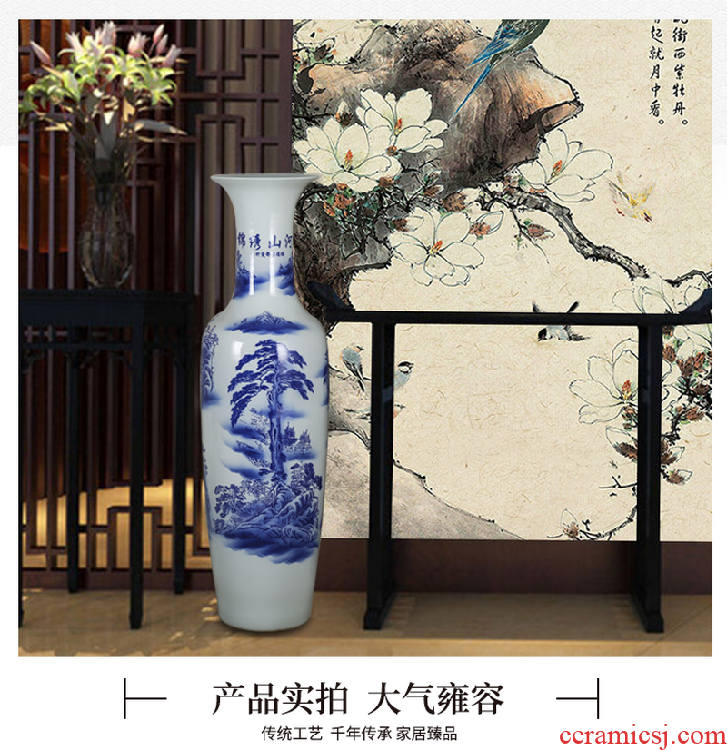 Jingdezhen ceramics hand - made vases placed large fragrance overflowing act the role ofing is tasted much of new Chinese style of the sitting room porch decoration - 585639611709