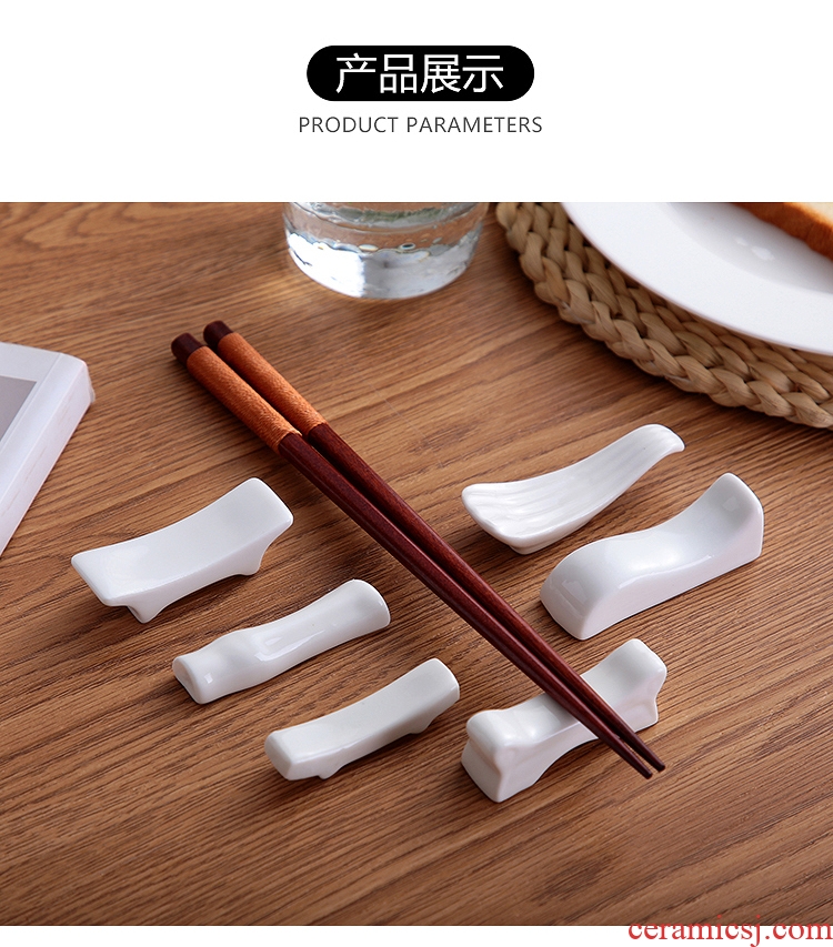 New white ceramic hotel table chopsticks chopsticks tableware frame supporting ideas and multi - purpose spoon, chopsticks holder frame 10