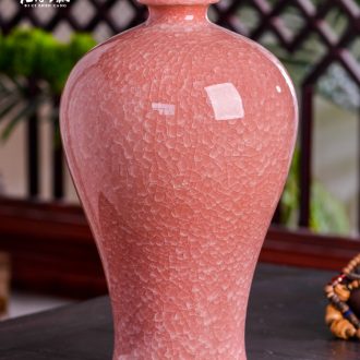Jingdezhen ceramics flower vase creative archaize sitting room adornment new Chinese style household TV ark furnishing articles
