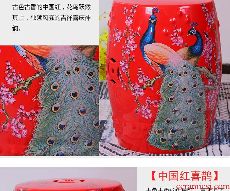 Continuous grain of jingdezhen ceramics who in shoes who elephants in who dress and make up a chair who