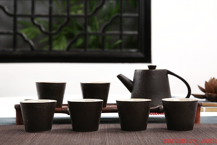 Ideas for 6 people tea delicate and beautiful tea set to restore ancient ways multicolor contracted new ceramic tea cup