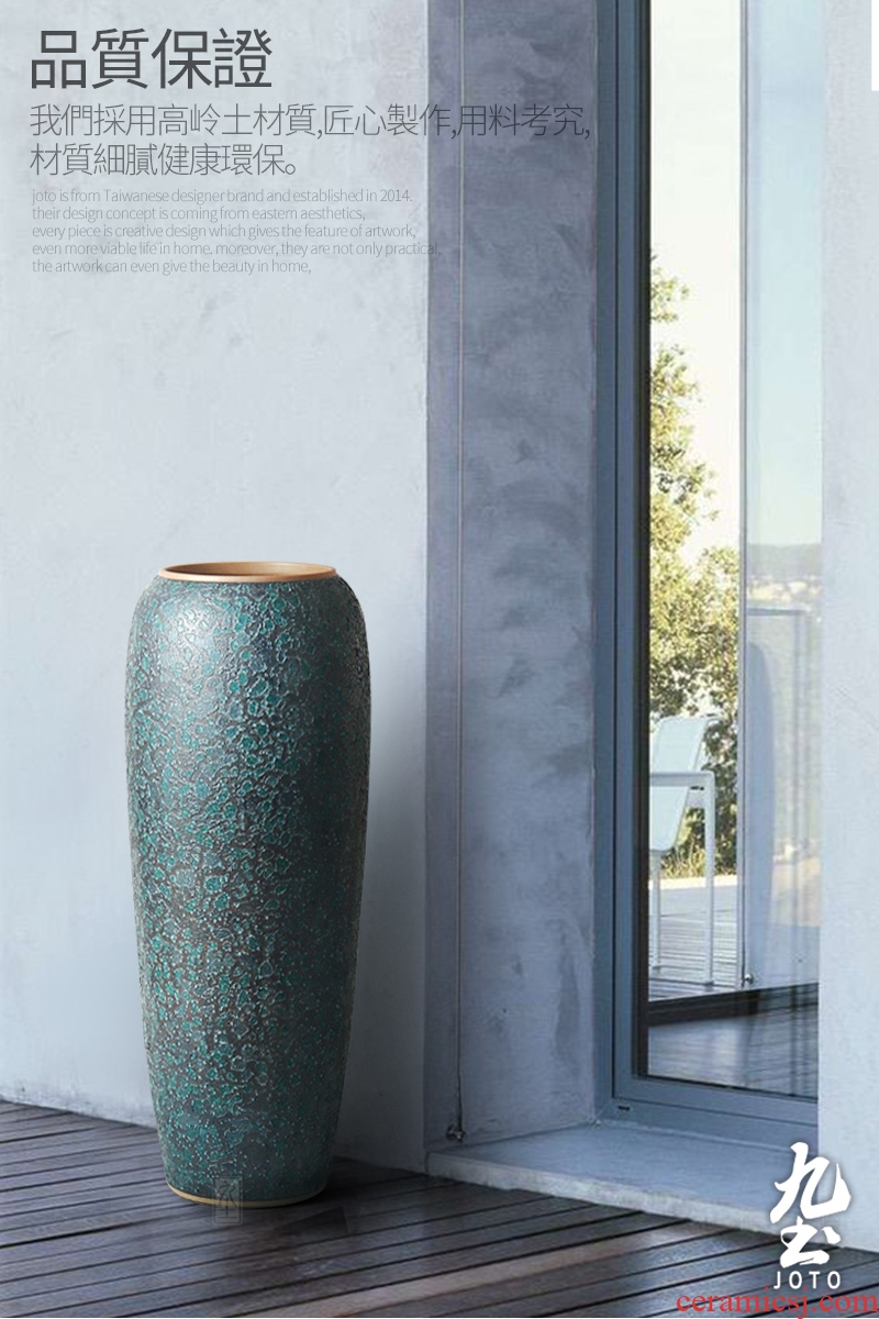 Jingdezhen new Chinese style of large vases, furnishing articles sitting room hotel villa clubhouse decorations ceramics large floral outraged - 583154355335
