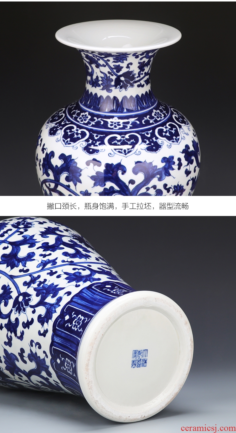 Ceramic crock POTS modern retro jingdezhen Ceramic vase of large indoor and is suing the home decoration furnishing articles - 600316827946