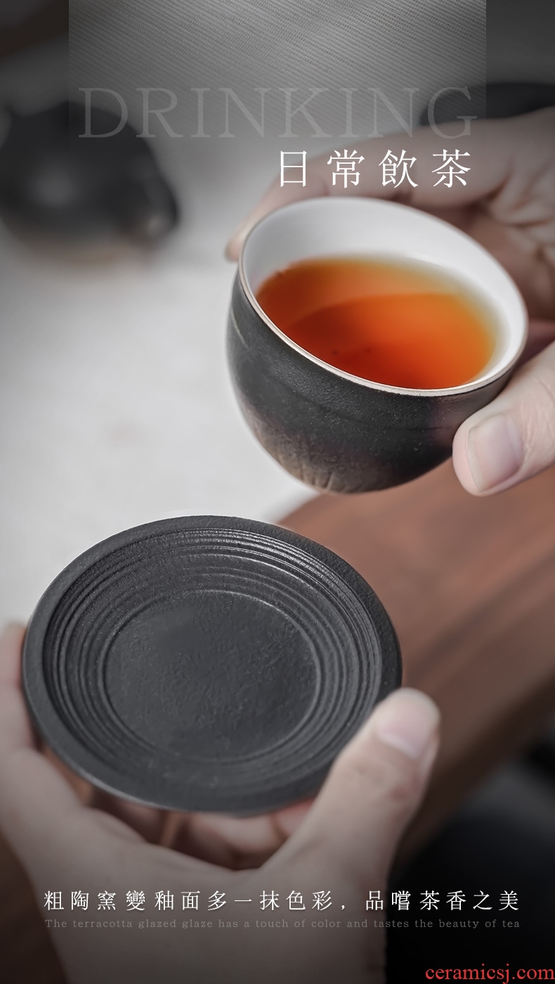 Tianyu and hall taste a cup of tea taking master cup kung fu tea cups a single Japanese household ceramic cups of tea light