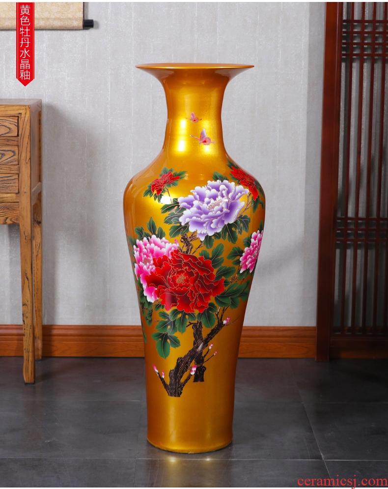 Jingdezhen ceramic phase of archaize sitting room of Chinese style household large blue and white porcelain vase does handicraft mei bottles of TV ark - 599280366919