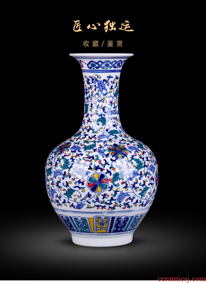 Ceramic vase Europe type restoring ancient ways the dried flower arrangement ins furnishing articles hotel club villa sitting room be born Nordic coarse pottery - 604814122813