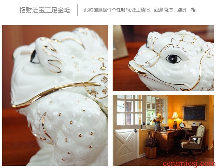 Dust heart new ceramic maxim inlaying toads furnishing articles household act the role ofing is tasted golden cicada tree toad opening gifts wind