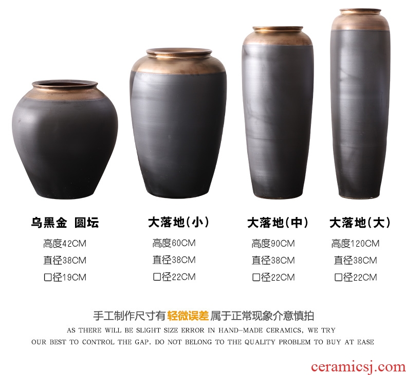 Jingdezhen ceramics high - grade crystal glaze blue bottle ears around branch lotus contracted and I Chinese style household furnishing articles - 570978336147