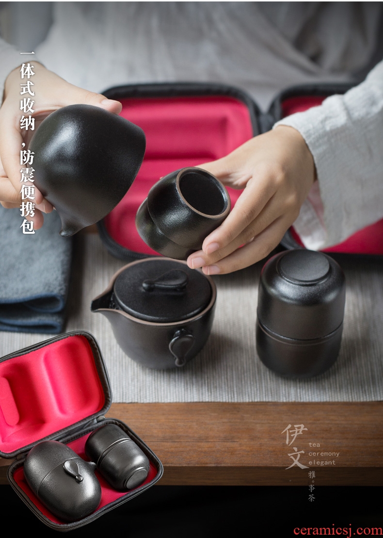 Evan ceramic kung fu tea sets travel crack cup portable caddy fixings is suing contracted a pot of four cups