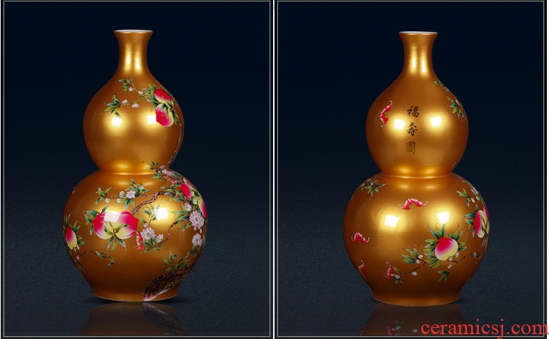 Modern new Chinese style ceramic vase of large sitting room household soft adornment art flower arranging furnishing articles TV ark - 603484614326