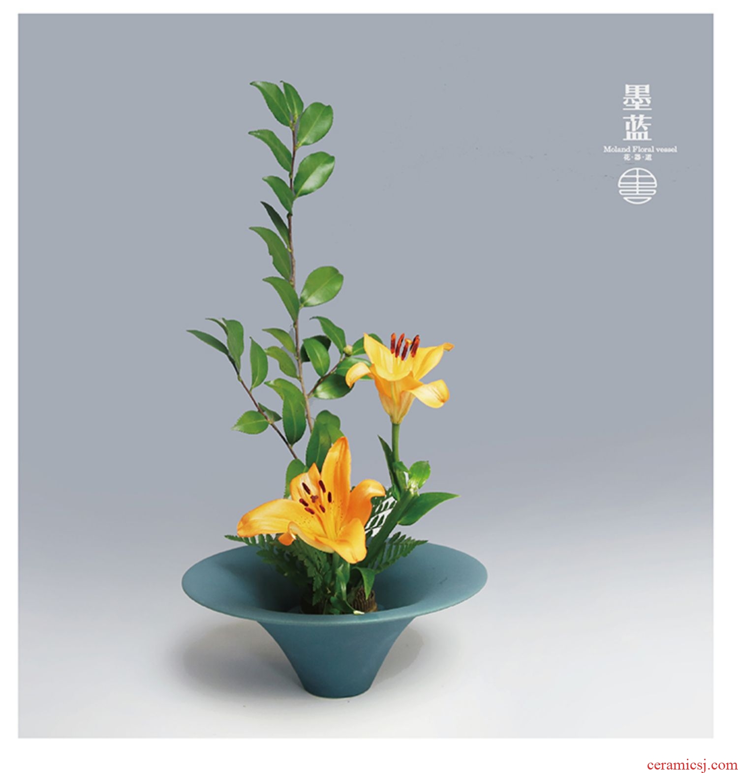 Jingdezhen new Chinese be born a large vase decoration to the hotel restaurant furnishing articles ceramic flower, flower simulation flower art - 598662358333