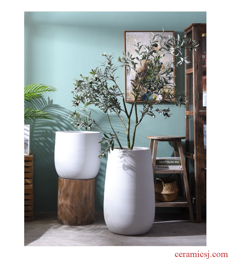 Jingdezhen ceramic vase of large hotel sales department between example club large vases, flower, flower arranging furnishing articles - 605627519408