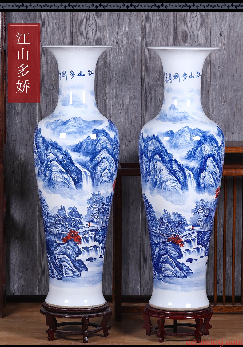 Jingdezhen ceramics beaming white vase vogue to live in high - grade gold straw handicraft furnishing articles - 589722418624