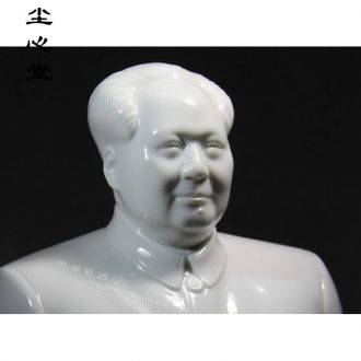 Dust heart imitation of chairman MAO's cultural revolution porcelain like bust porcelain gifts during the cultural revolution thus collection ceramic decoration