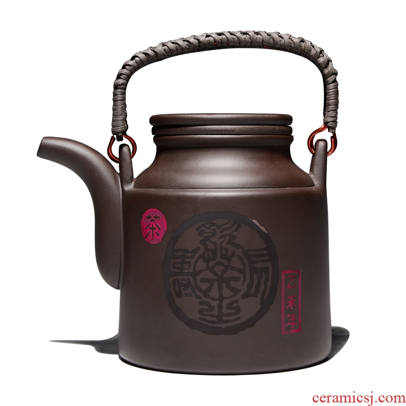 Yixing it large capacity make tea suit household filter girder burn boiled ceramic teapot kung fu tea set