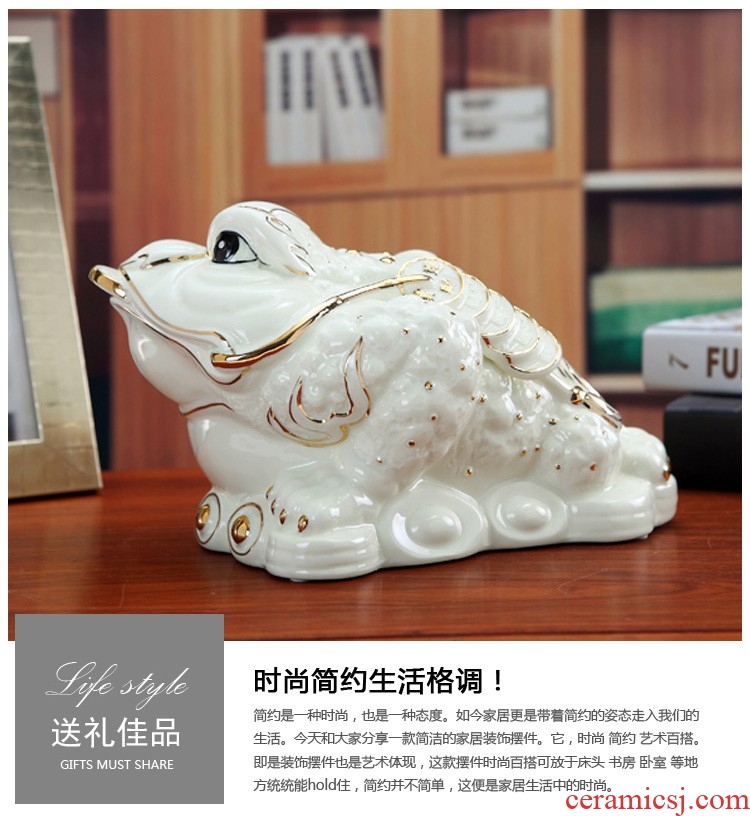 Dust heart new ceramic maxim inlaying toads furnishing articles household act the role ofing is tasted golden cicada tree toad opening gifts wind