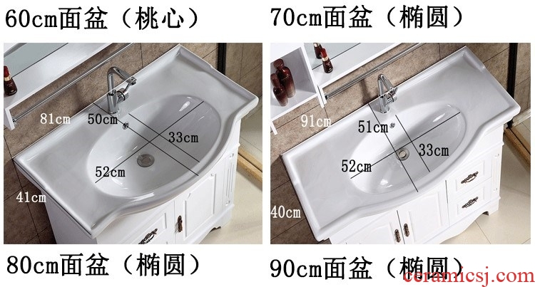 Sink to the ground sinks ano waterproof hand basin that wash bath type European - style combination pool ceramic lavabo u.s